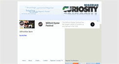 Desktop Screenshot of nigeriancuriosity.com